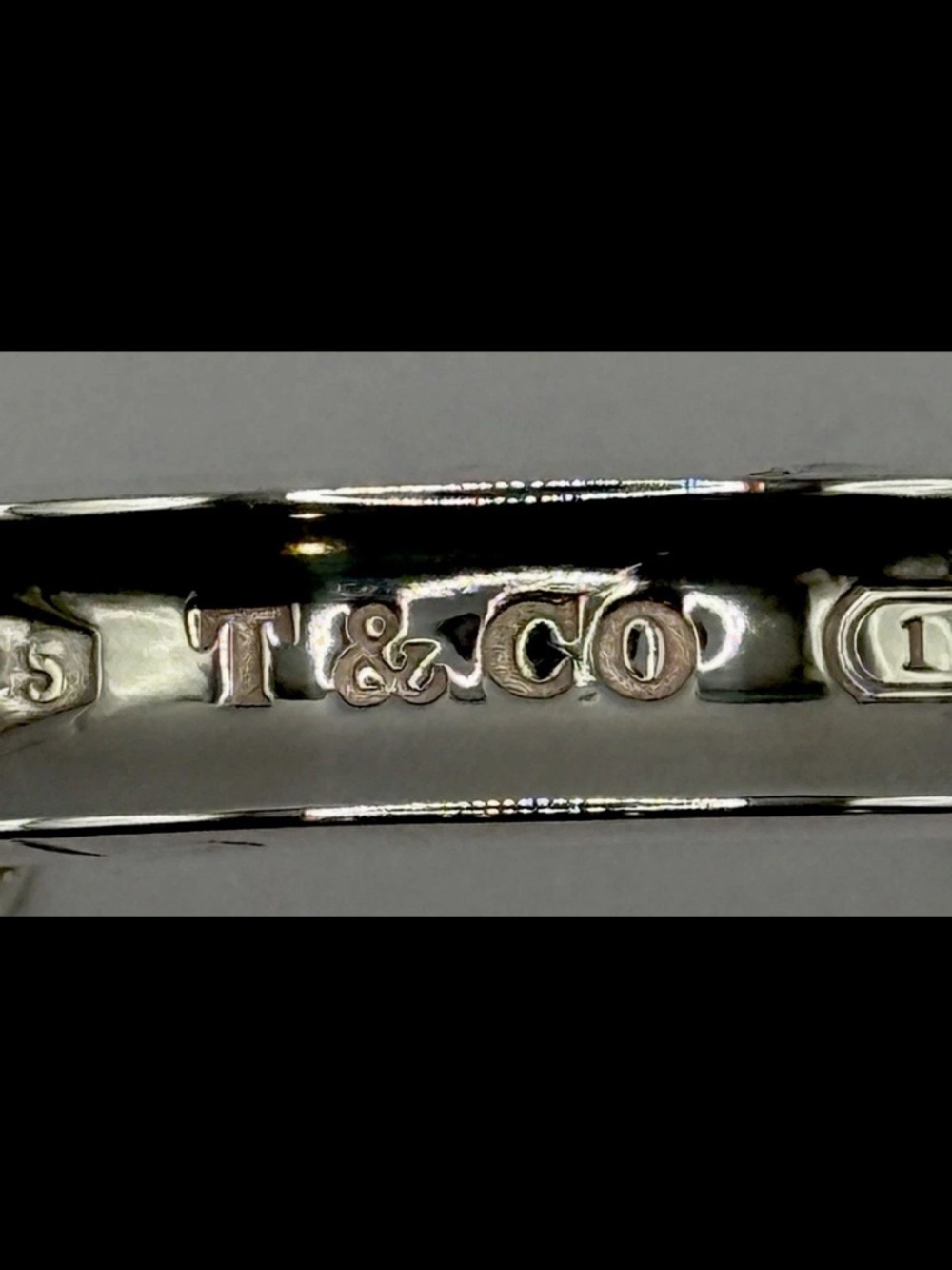 Tiffany & Co 1837 Sterling Silver Cuff Bracelet 1977 Heavy 40.7grams - Picture 5 of 9
